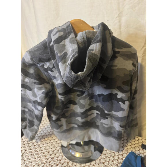 Champion Boys Hoodie Camo Gray & U.S. Polo Assn. Blue Tee w/ Gray Joggers XS 4-5 - Picture 9 of 9